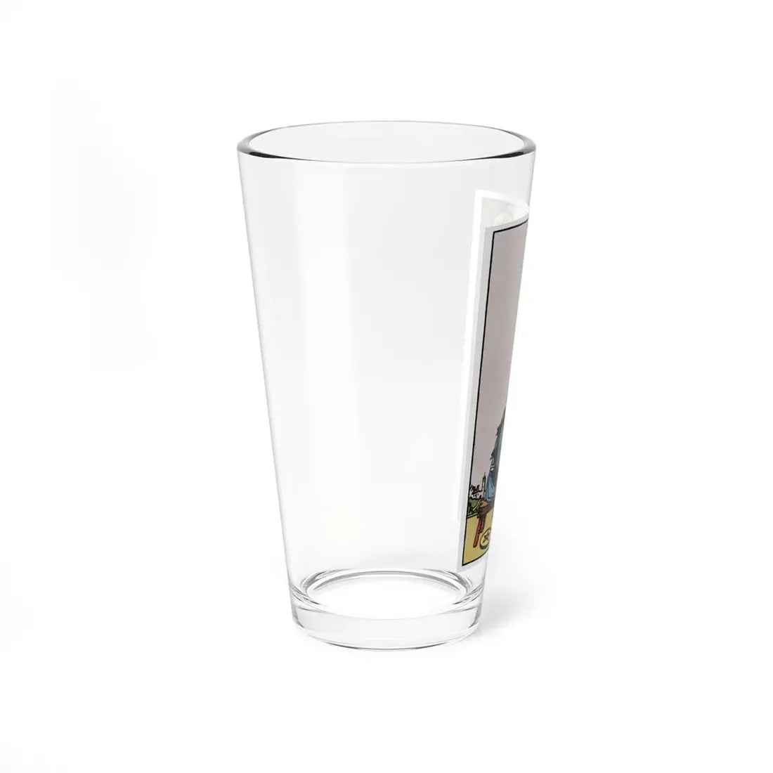 The 8 of Pentacles (Tarot Card) Pint Glass 16oz - Go Mug Yourself
