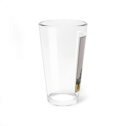 The 8 of Pentacles (Tarot Card) Pint Glass 16oz - Go Mug Yourself