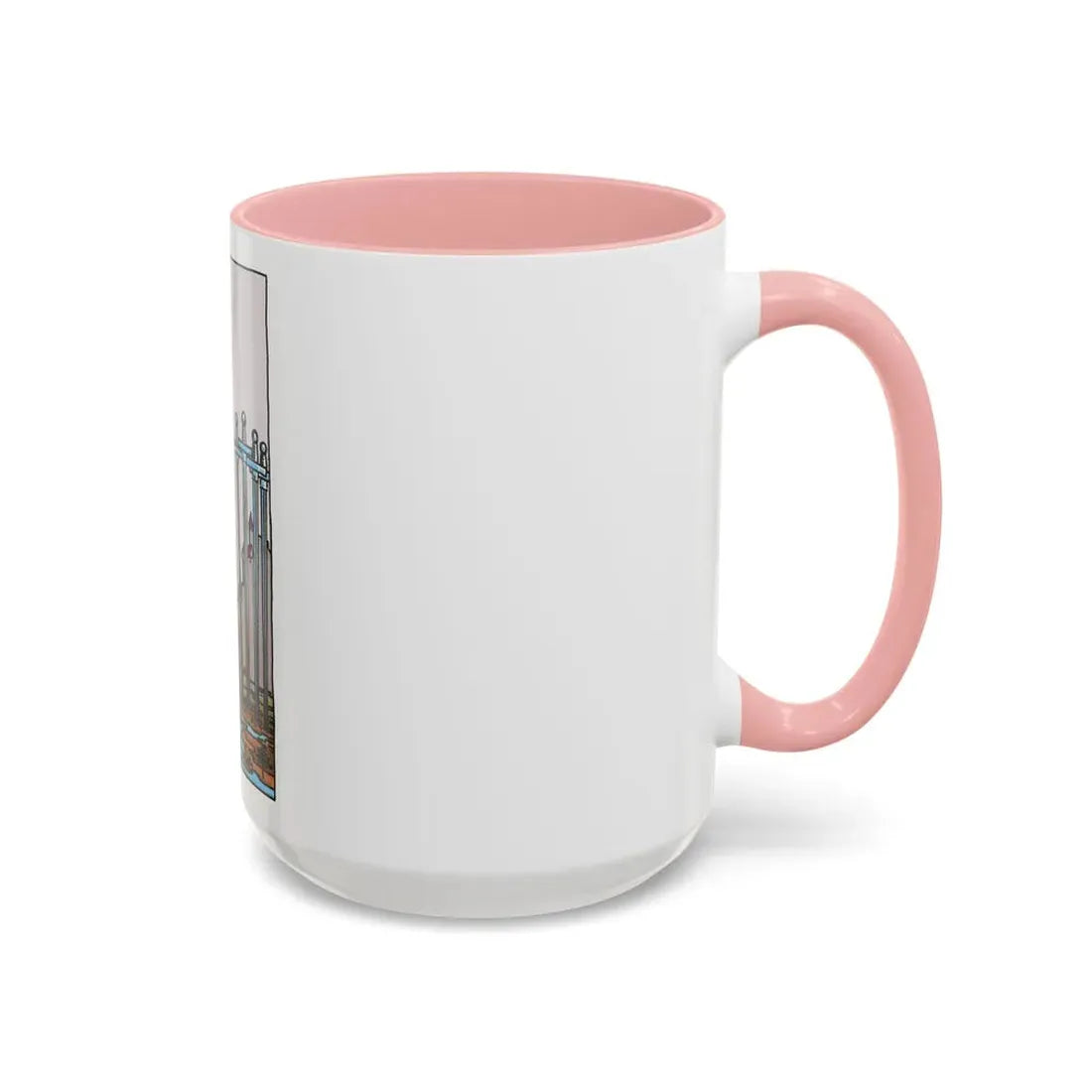 The 8 of Swords (Tarot Card) Accent Coffee Mug - Go Mug Yourself