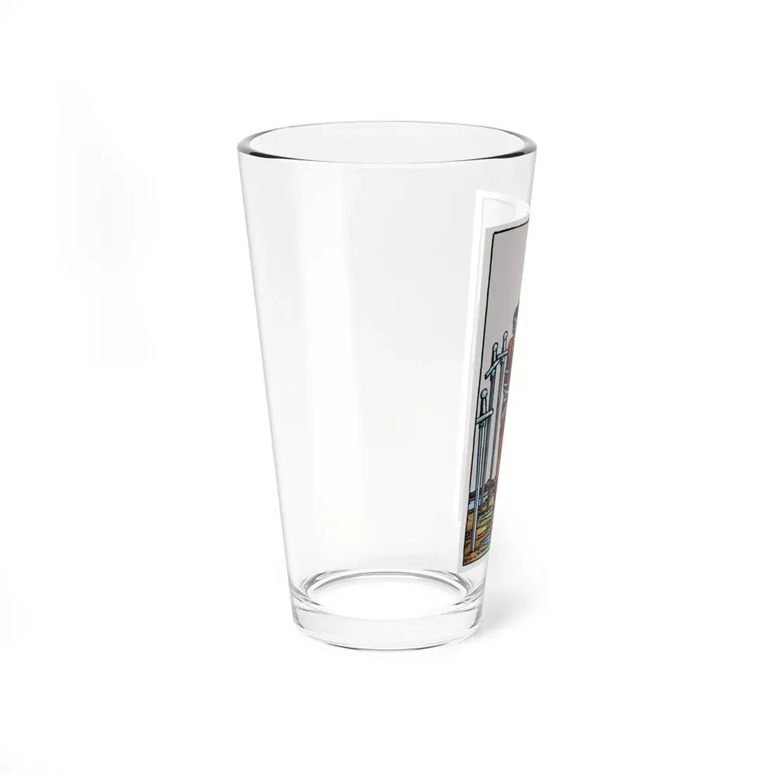 The 8 of Swords (Tarot Card) Pint Glass 16oz - Go Mug Yourself