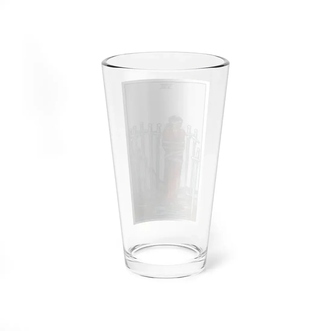 The 8 of Swords (Tarot Card) Pint Glass 16oz - Go Mug Yourself