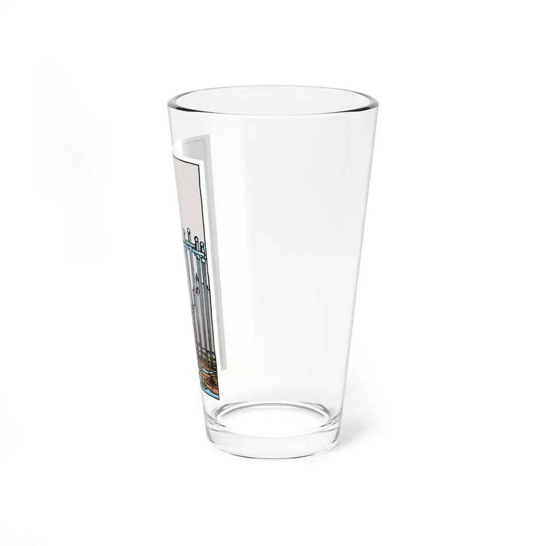 The 8 of Swords (Tarot Card) Pint Glass 16oz - Go Mug Yourself
