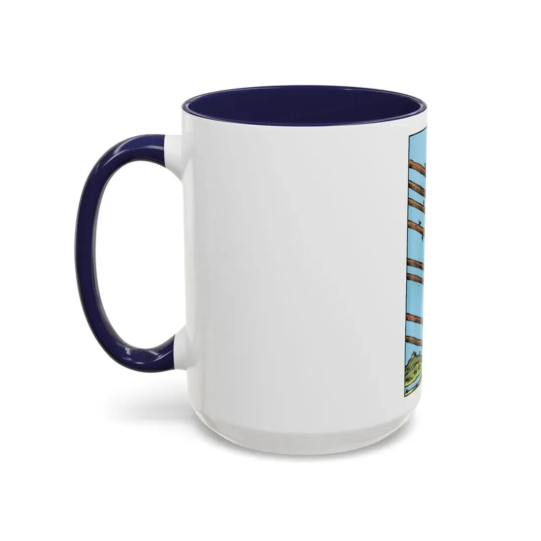 The 8 of Wands (Tarot Card) Accent Coffee Mug - Go Mug Yourself