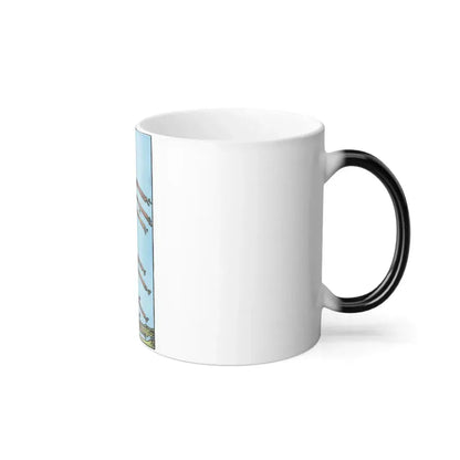 The 8 of Wands (Tarot Card) Color Changing Mug 11oz - Go Mug Yourself