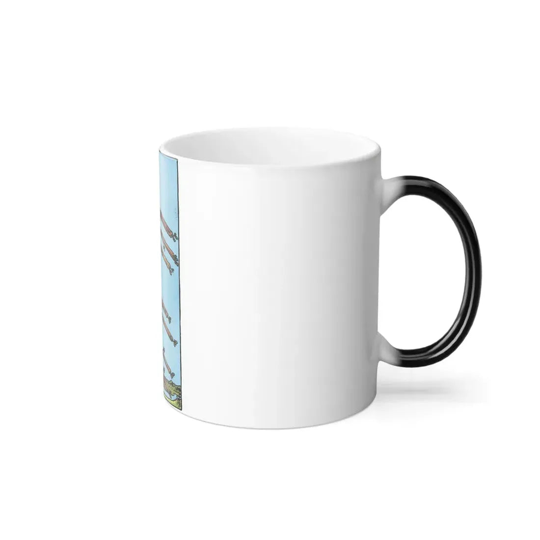 The 8 of Wands (Tarot Card) Color Changing Mug 11oz - Go Mug Yourself