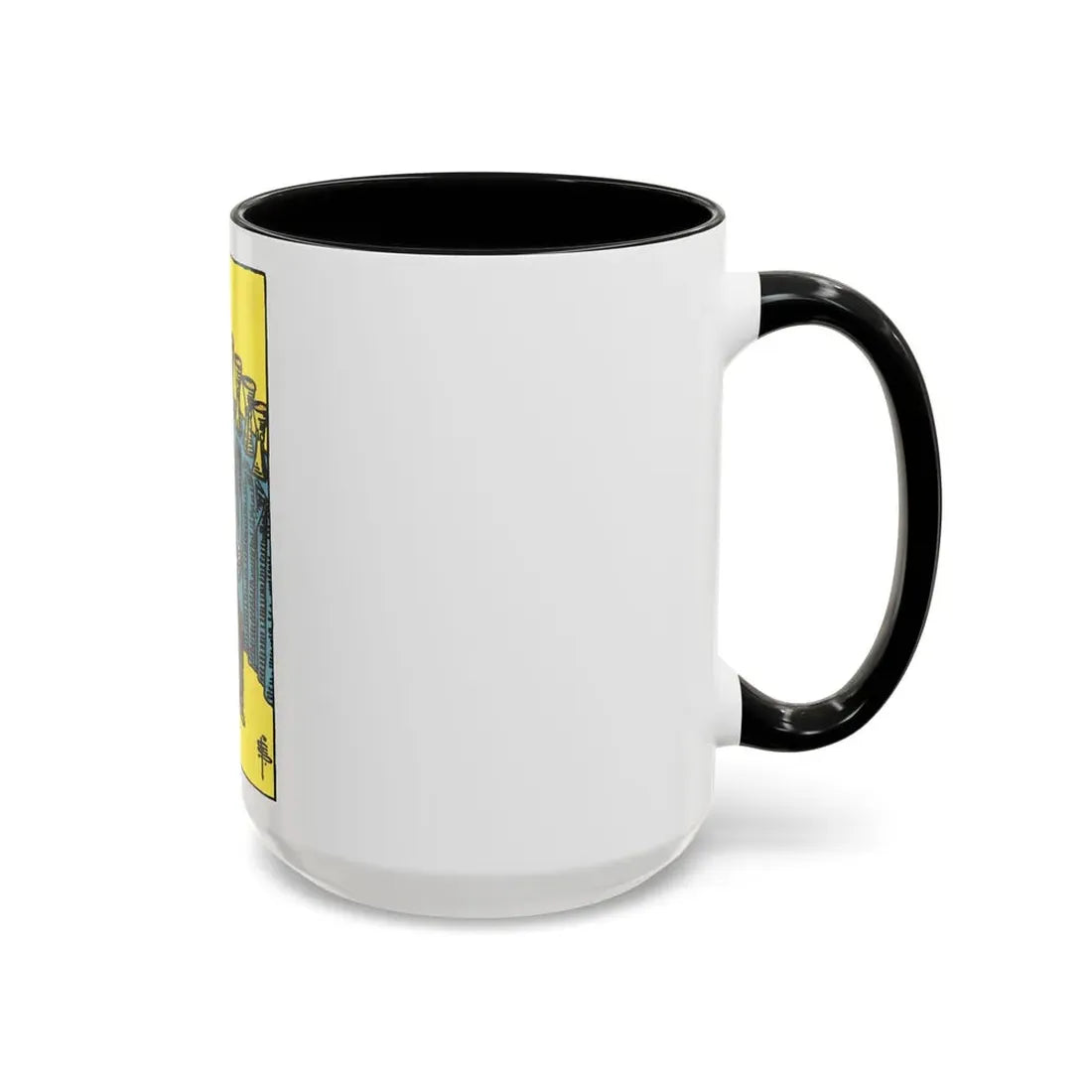 The 9 of Cups (Tarot Card) Accent Coffee Mug - Go Mug Yourself