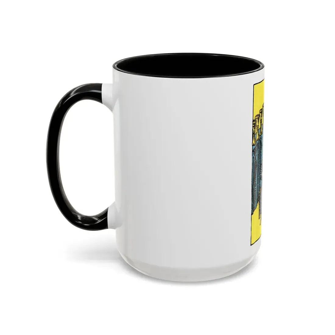 The 9 of Cups (Tarot Card) Accent Coffee Mug - Go Mug Yourself