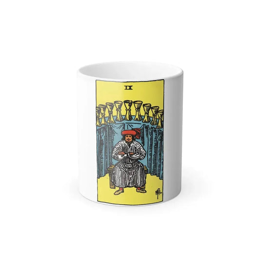 The 9 of Cups (Tarot Card) Color Changing Mug 11oz Default Title 11oz - Go Mug Yourself