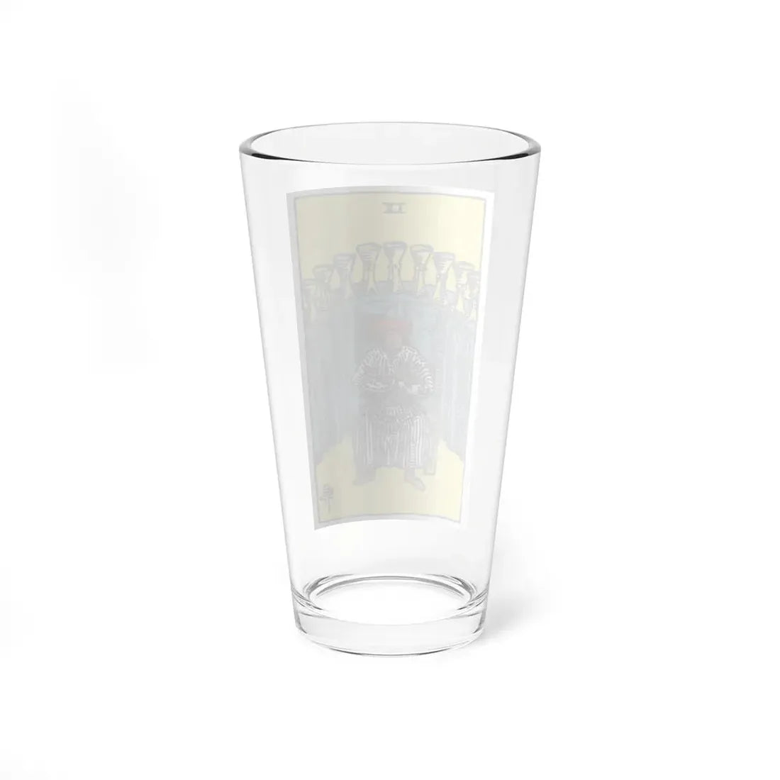 The 9 of Cups (Tarot Card) Pint Glass 16oz - Go Mug Yourself