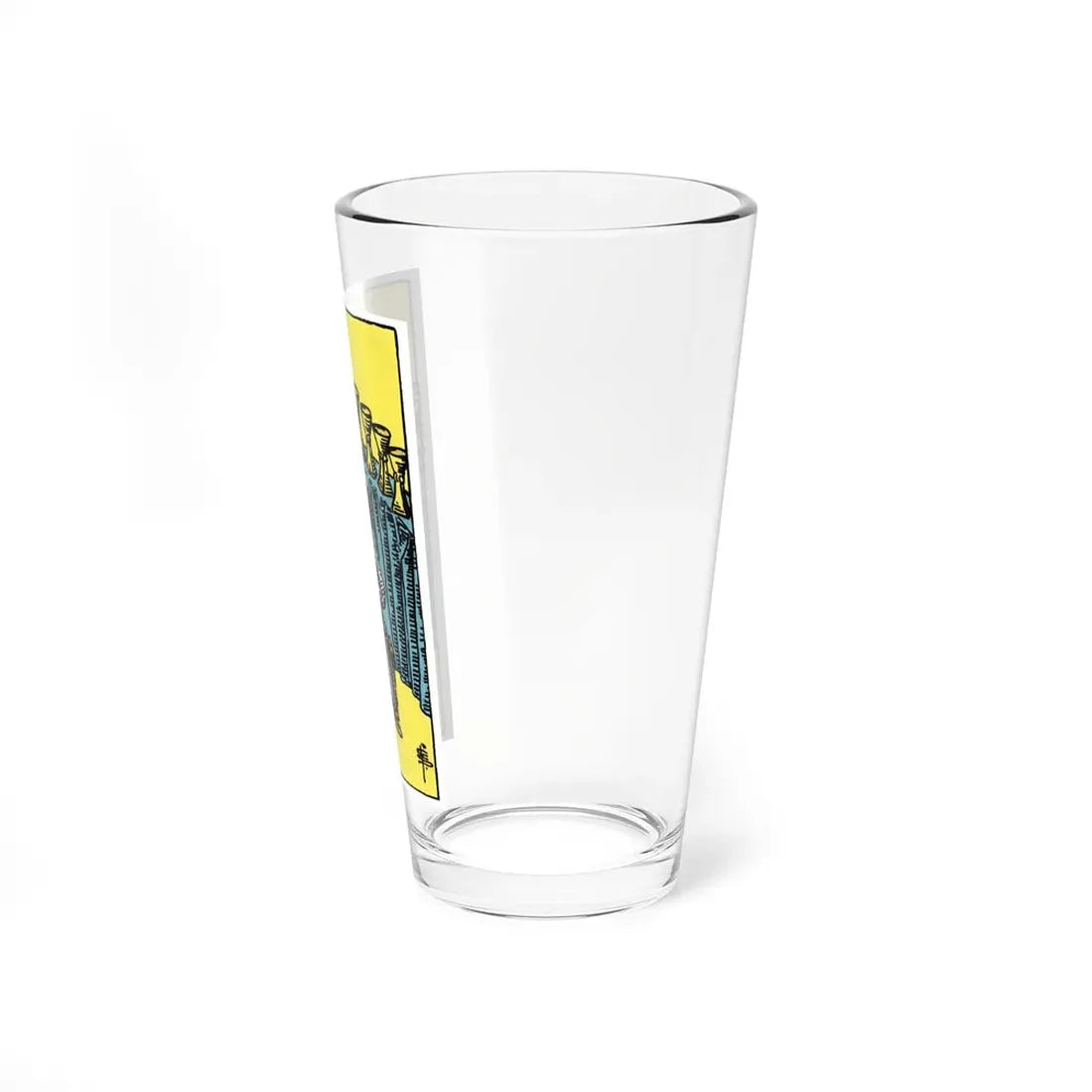 The 9 of Cups (Tarot Card) Pint Glass 16oz - Go Mug Yourself