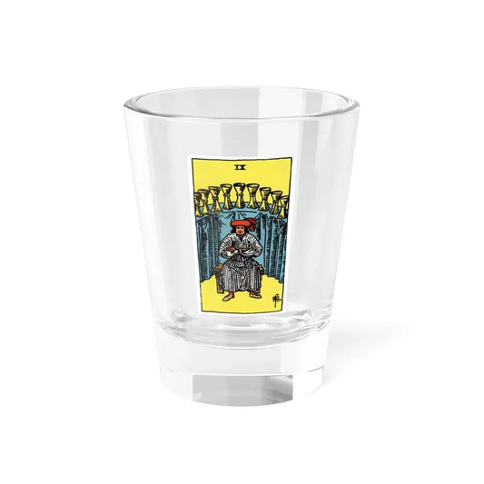 The 9 of Cups (Tarot Card) Shot Glass 1.5oz 1.5oz - Go Mug Yourself