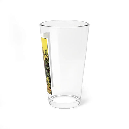 The 9 of Pentacles (Tarot Card) Pint Glass 16oz - Go Mug Yourself