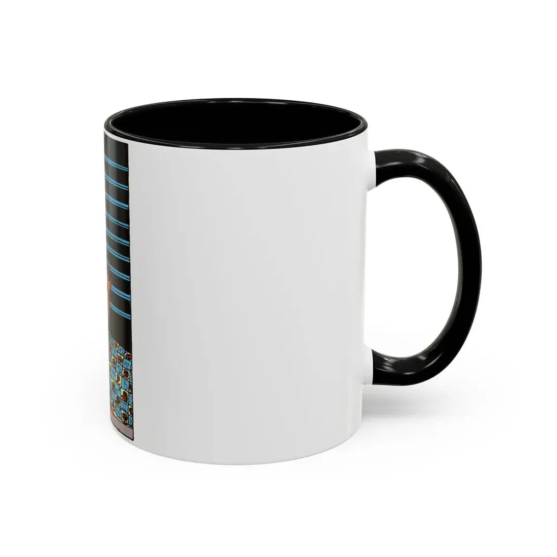 The 9 of Swords (Tarot Card) Accent Coffee Mug - Go Mug Yourself