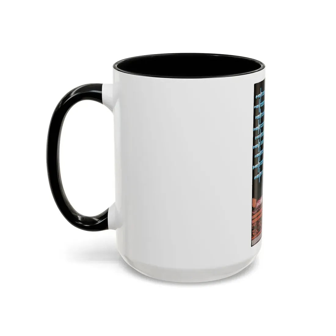 The 9 of Swords (Tarot Card) Accent Coffee Mug - Go Mug Yourself