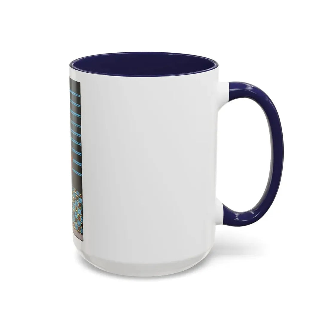 The 9 of Swords (Tarot Card) Accent Coffee Mug - Go Mug Yourself