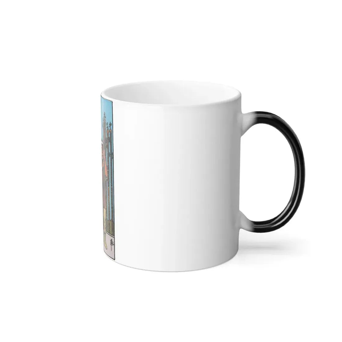 The 9 of Wands (Tarot Card) Color Changing Mug 11oz - Go Mug Yourself