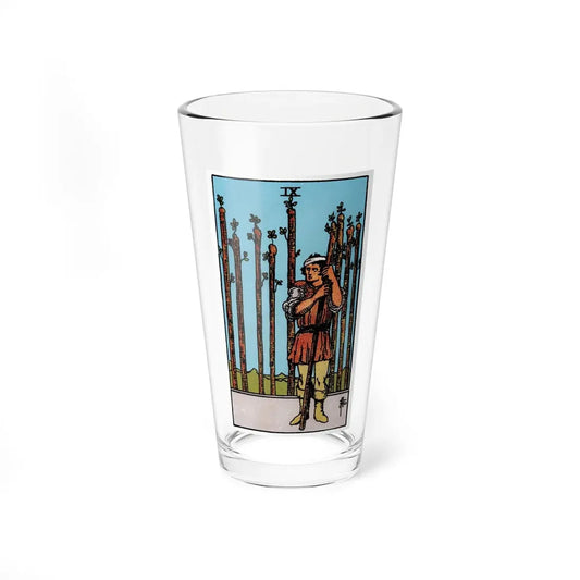 The 9 of Wands (Tarot Card) Pint Glass 16oz 16oz - Go Mug Yourself