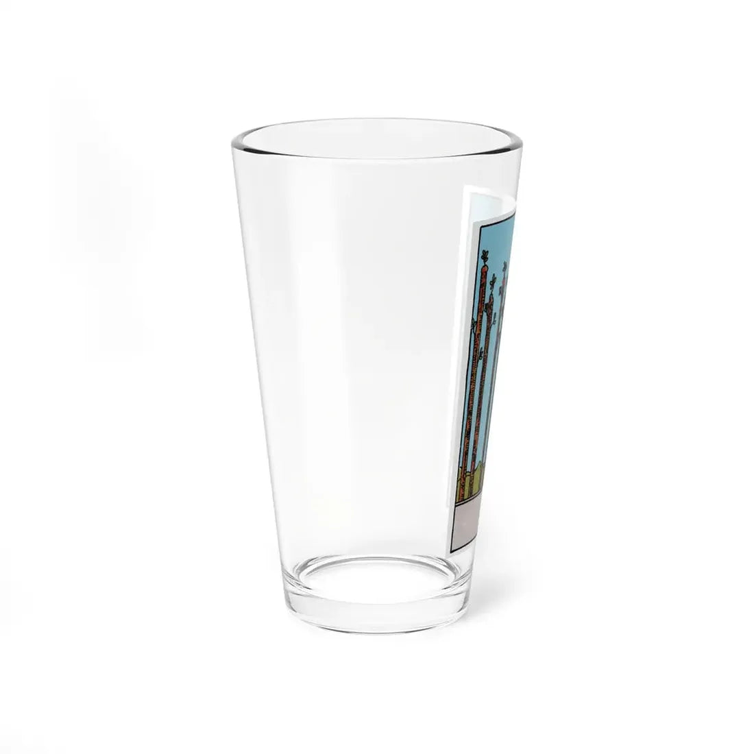 The 9 of Wands (Tarot Card) Pint Glass 16oz - Go Mug Yourself