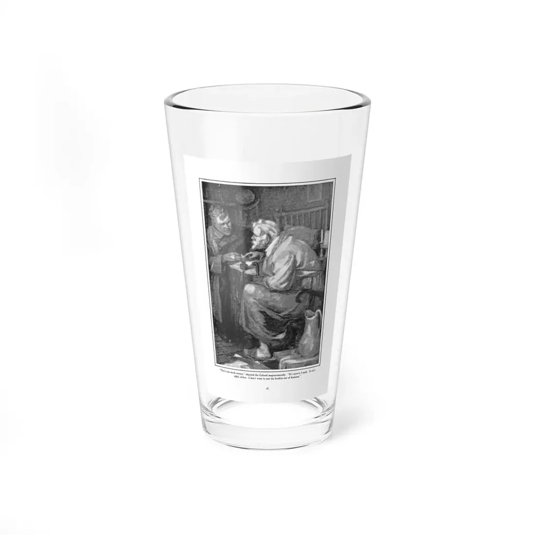 The A B C's of P's and Q's, Everybody's Magazine, May 1924 (Magazine Illustration) Pint Glass 16oz 16oz - Go Mug Yourself