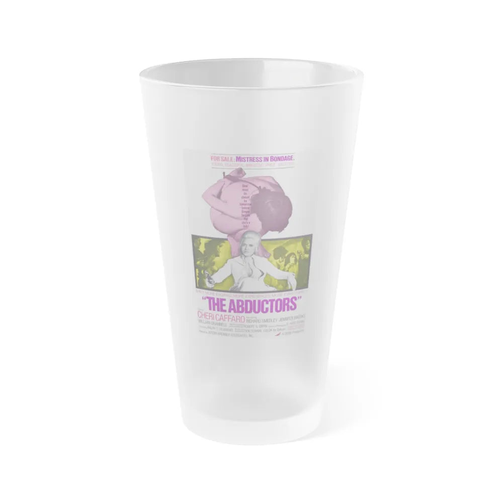 THE ABDUCTORS 1972 Movie Poster - Frosted Pint Glass 16oz-16oz-Frosted-Go Mug Yourself