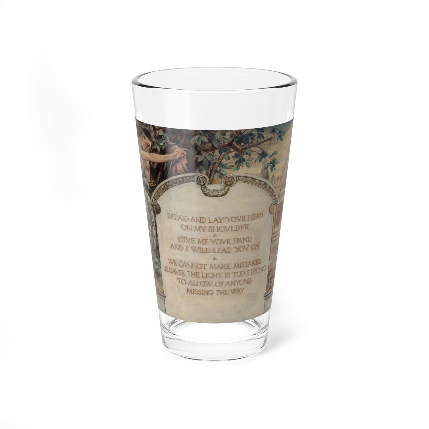 The Abolishing of Death, Cosmopolitan commission, 1919 (Magazine Illustration) Pint Glass 16oz-16oz-Go Mug Yourself