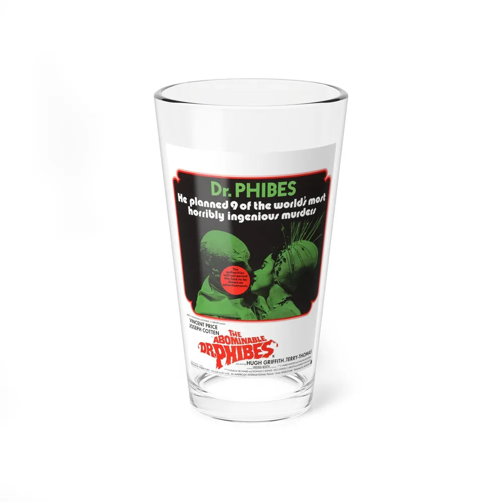 THE ABOMINABLE DR. PHIBES (2) 1971 Movie Poster - Pint Glass 16oz-16oz-Go Mug Yourself