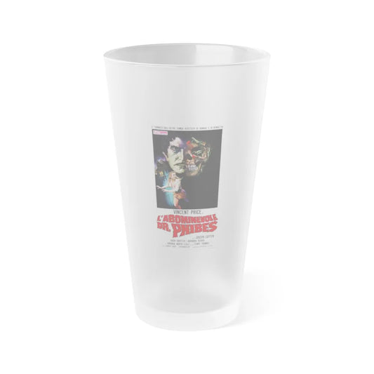 THE ABOMINABLE DR. PHIBES (3) 1971 Movie Poster - Frosted Pint Glass 16oz-16oz-Frosted-Go Mug Yourself