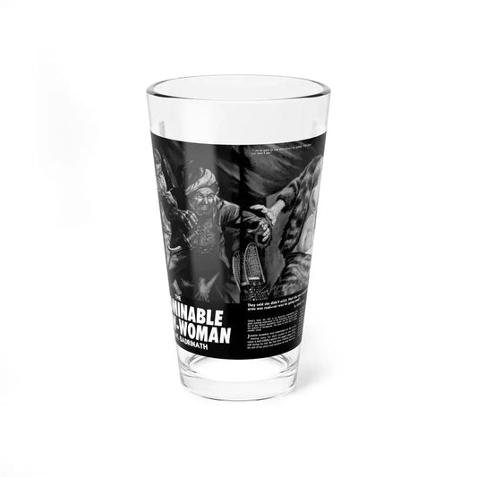 The Abominable Snow-Woman, Man's Daring, November 1962 (Magazine Illustration) Pint Glass 16oz 16oz - Go Mug Yourself