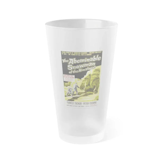 THE ABOMINABLE SNOWMAN 1957 Movie Poster - Frosted Pint Glass 16oz 16oz Frosted - Go Mug Yourself