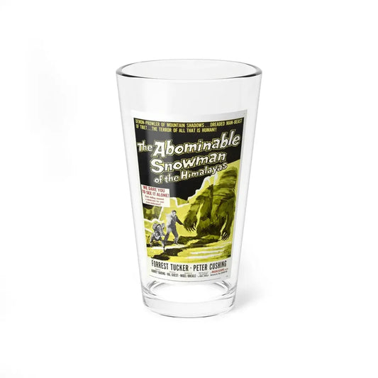 THE ABOMINABLE SNOWMAN 1957 Movie Poster - Pint Glass 16oz 16oz - Go Mug Yourself