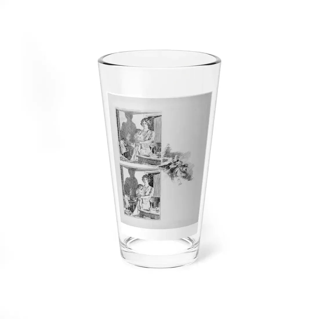 The Accident (Magazine Illustration) Pint Glass 16oz 16oz - Go Mug Yourself