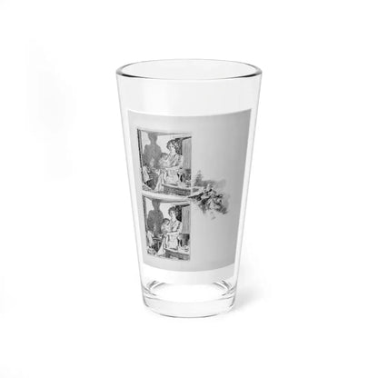 The Accident (Magazine Illustration) Pint Glass 16oz 16oz - Go Mug Yourself
