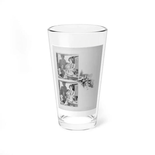 The Accident (Magazine Illustration) Pint Glass 16oz 16oz - Go Mug Yourself