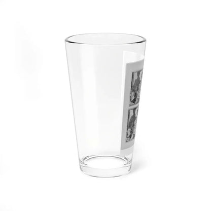 The Accident (Magazine Illustration) Pint Glass 16oz - Go Mug Yourself