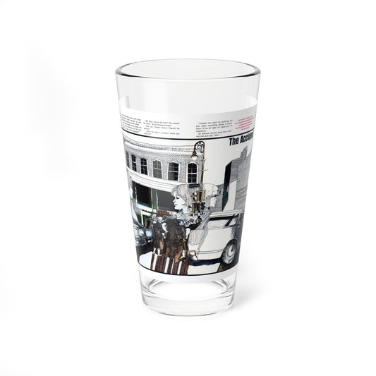 The Accident, Redbook, May 1967 (Magazine Illustration) Pint Glass 16oz-16oz-Go Mug Yourself