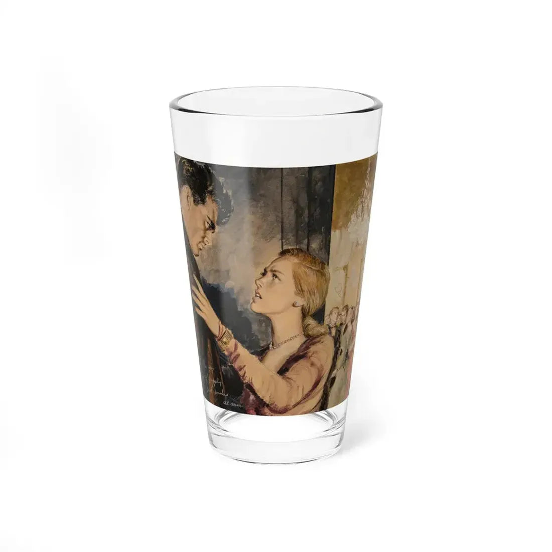 The Accusation (Magazine Illustration) Pint Glass 16oz 16oz - Go Mug Yourself