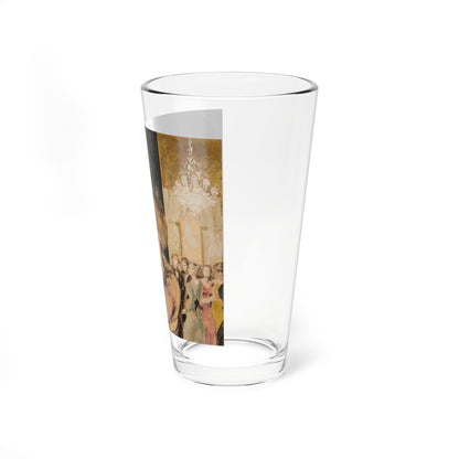 The Accusation (Magazine Illustration) Pint Glass 16oz-Go Mug Yourself