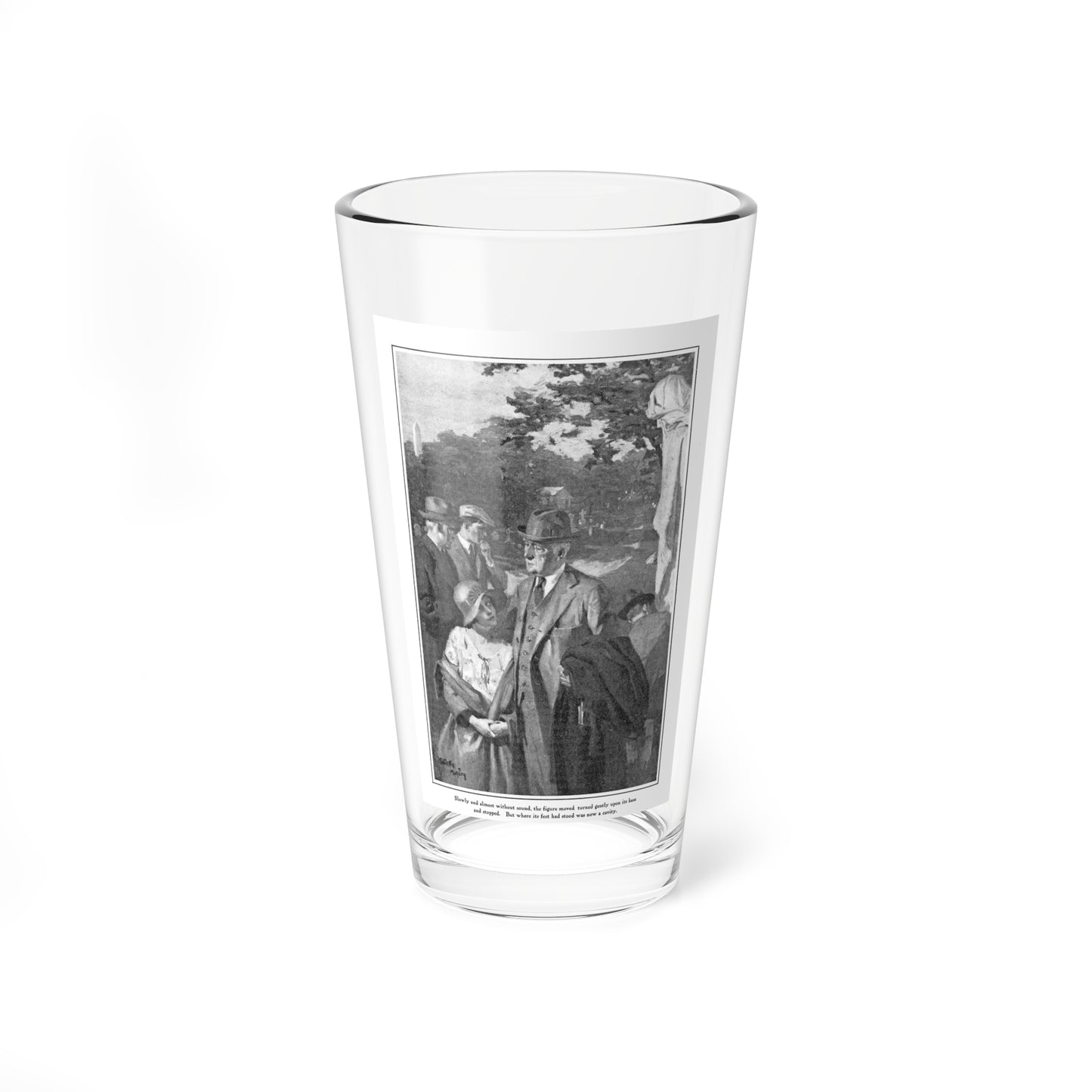 The Accusing Silence (2), Everybody's Magazine, August 1924 (Magazine Illustration) Pint Glass 16oz-16oz-Go Mug Yourself