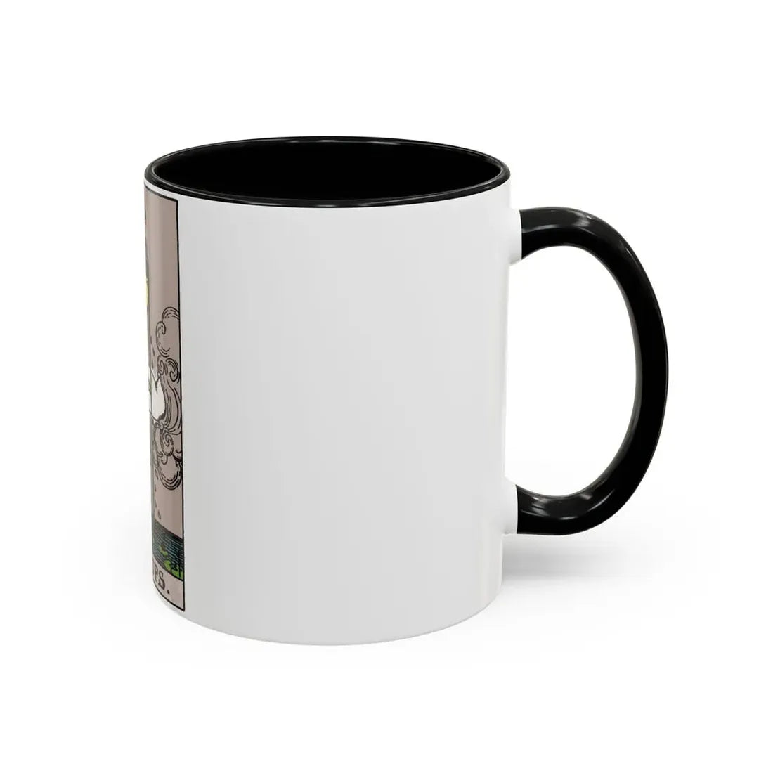 The Ace of Cups (Tarot Card) Accent Coffee Mug - Go Mug Yourself