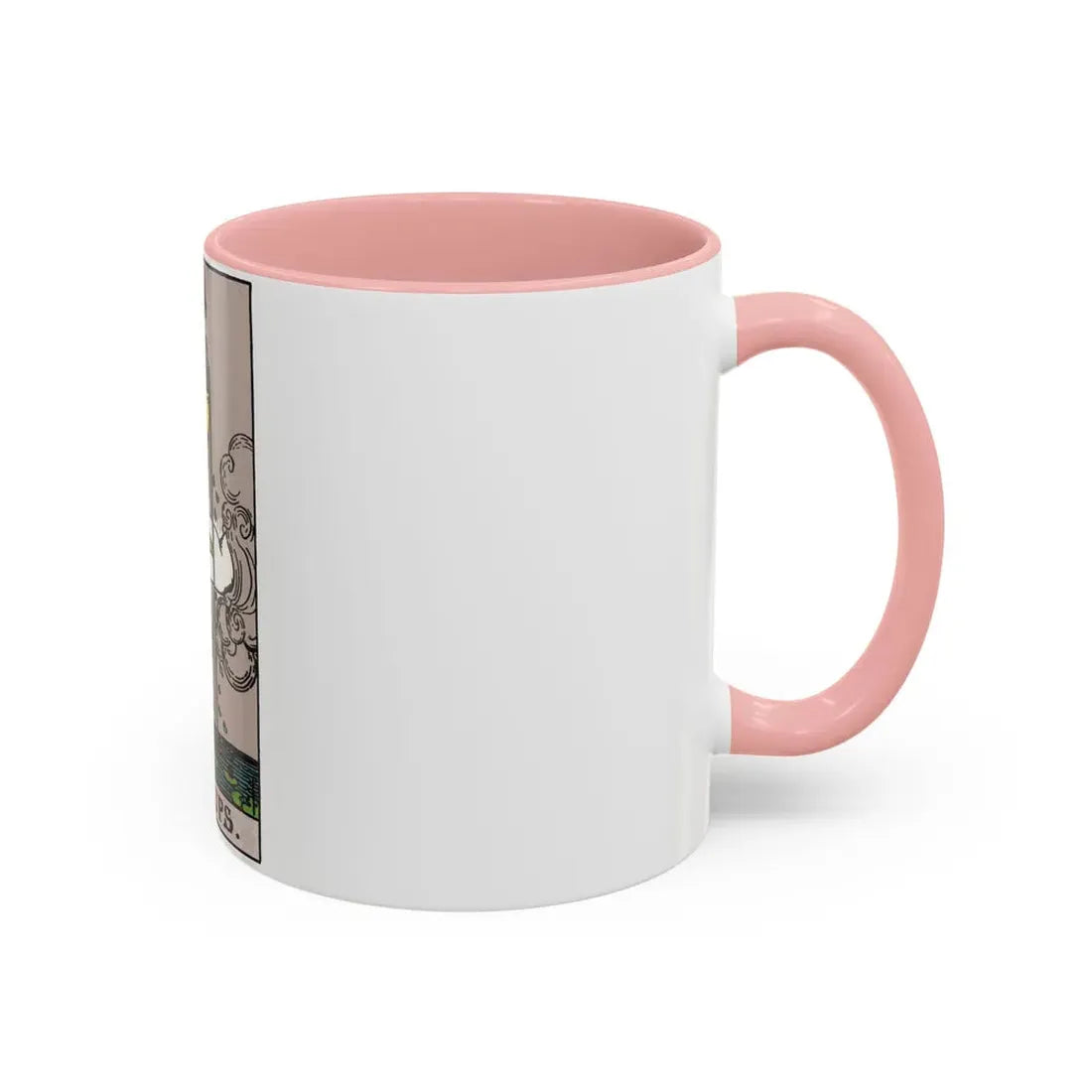 The Ace of Cups (Tarot Card) Accent Coffee Mug - Go Mug Yourself