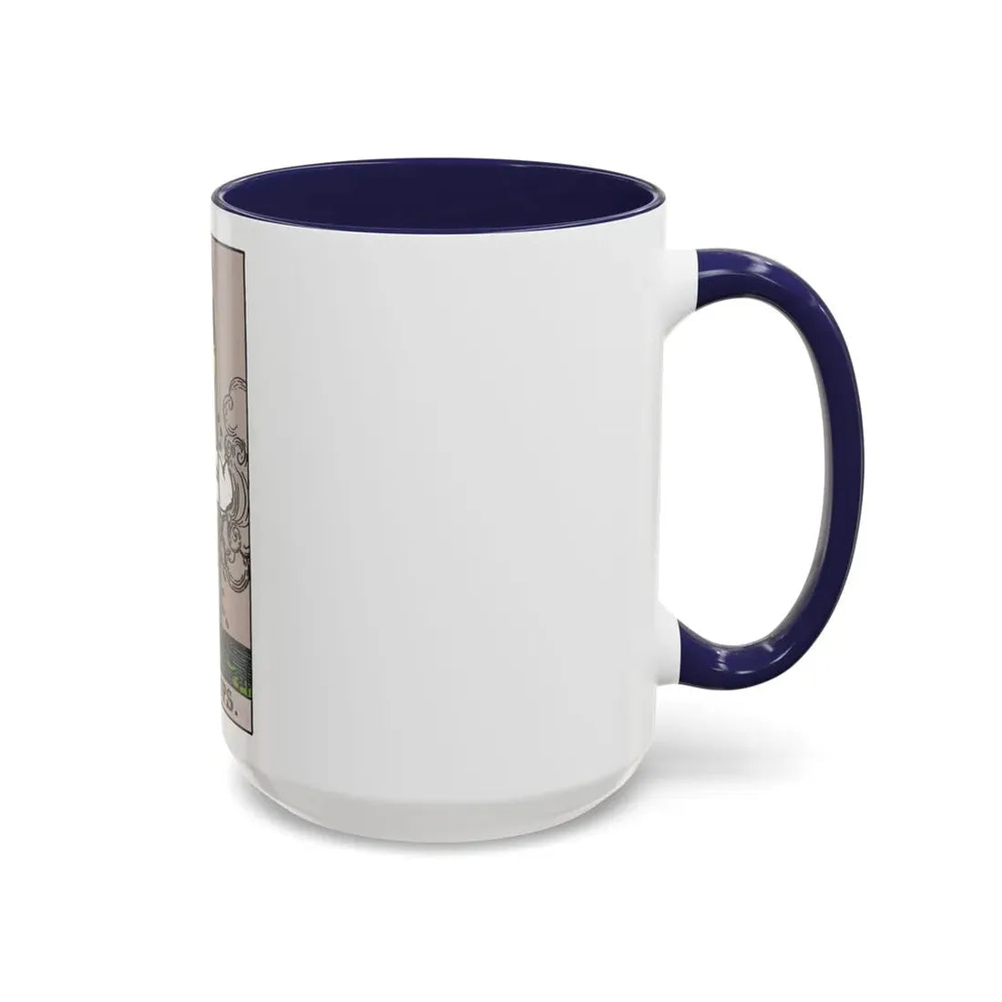 The Ace of Cups (Tarot Card) Accent Coffee Mug - Go Mug Yourself