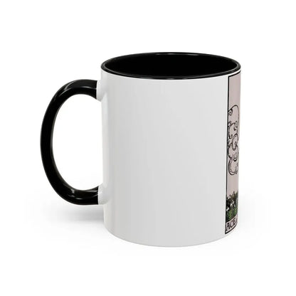 The Ace of p of Pentacles (Tarot Card) Accent Coffee Mug - Go Mug Yourself