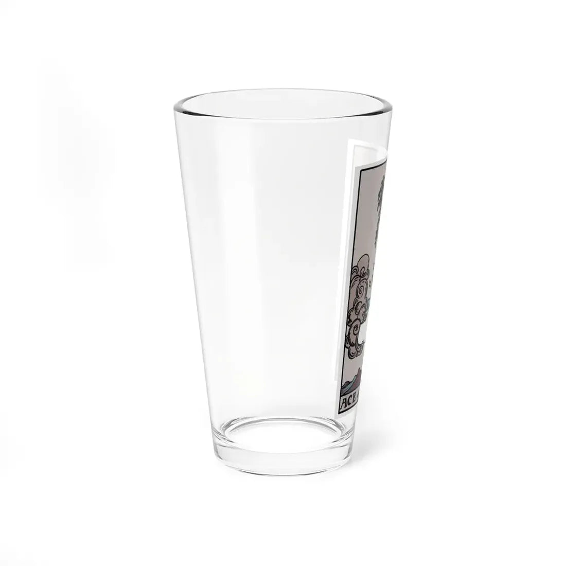 The Ace of Swords (Tarot Card) Pint Glass 16oz - Go Mug Yourself