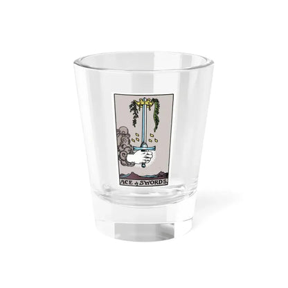 The Ace of Swords (Tarot Card) Shot Glass 1.5oz 1.5oz - Go Mug Yourself