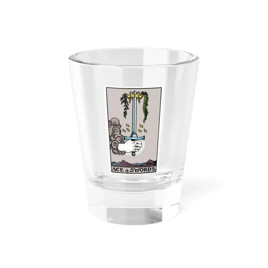The Ace of Swords (Tarot Card) Shot Glass 1.5oz 1.5oz - Go Mug Yourself