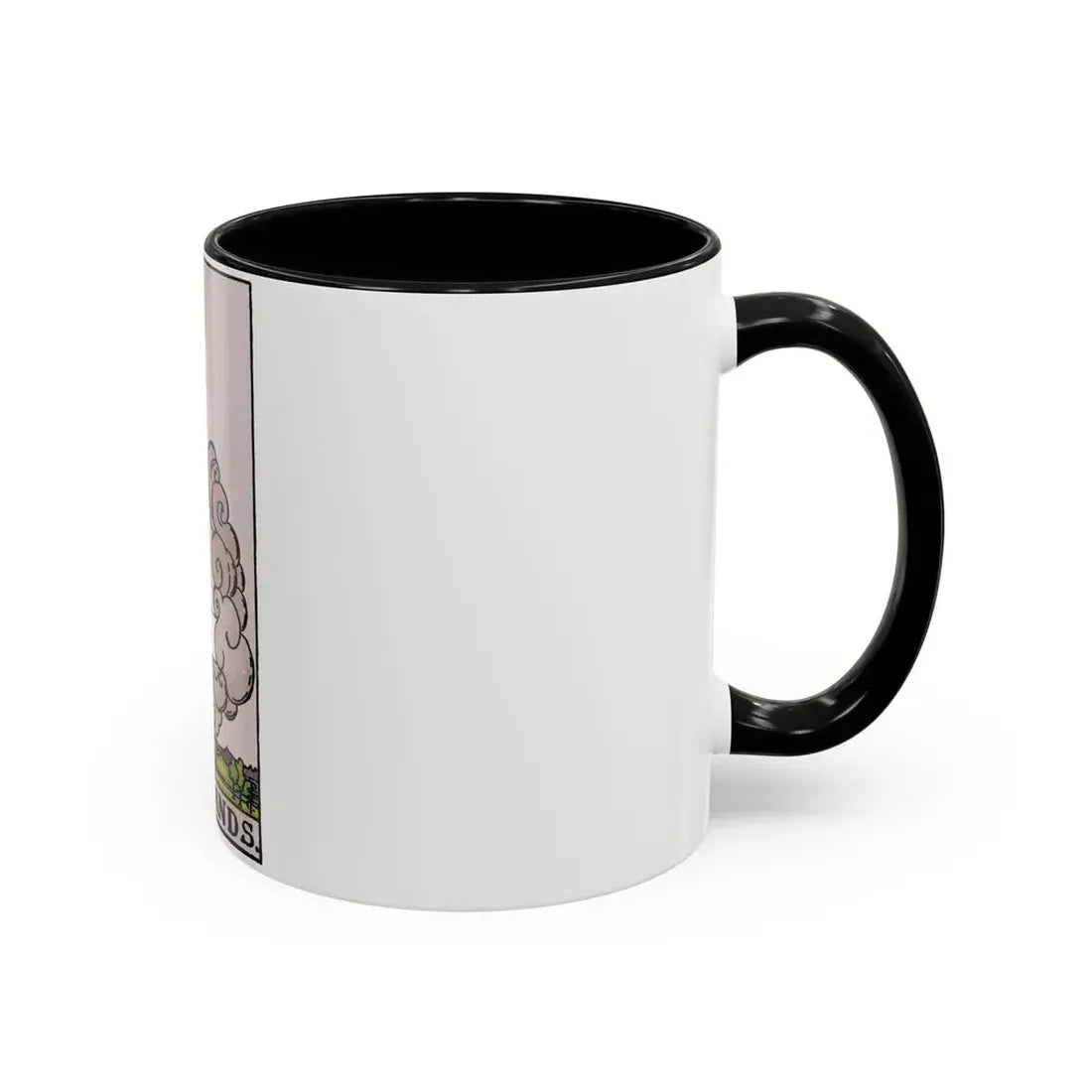 The Ace of Wands (Tarot Card) Accent Coffee Mug - Go Mug Yourself