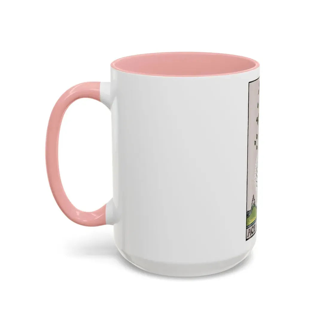 The Ace of Wands (Tarot Card) Accent Coffee Mug - Go Mug Yourself