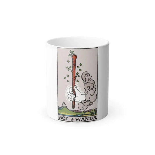 The Ace of Wands (Tarot Card) Color Changing Mug 11oz Default Title 11oz - Go Mug Yourself