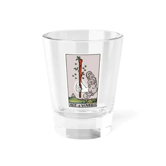 The Ace of Wands (Tarot Card) Shot Glass 1.5oz 1.5oz - Go Mug Yourself