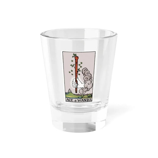 The Ace of Wands (Tarot Card) Shot Glass 1.5oz 1.5oz - Go Mug Yourself
